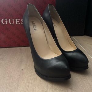 100% Leather high heels